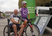 Joaquim Aires inicia em Lousada trajeto de 2400kms em bicicleta que o vai levar a Roma Joaquim Alves e Ricardo Fonseca da Presidente da ANEM