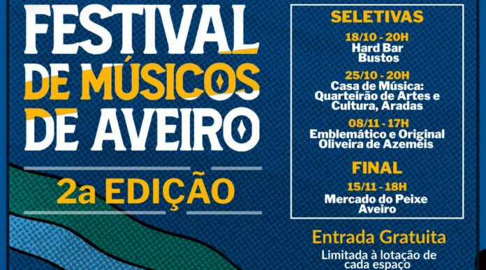 FeMA – Festival de Músicos de Aveiro Segunda Seletiva este sábado na Casa da Música de Aradas
