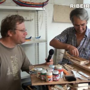 Manuel Rufo, artesão de Barcos em Miniatura, no programa "Coisas da Nossa Terra"